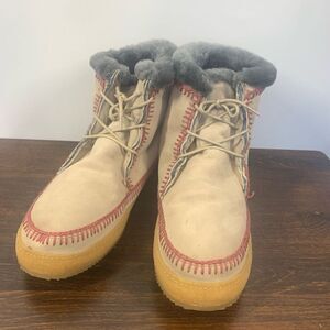 Laid back London Argo crochet boot women size 42/11
